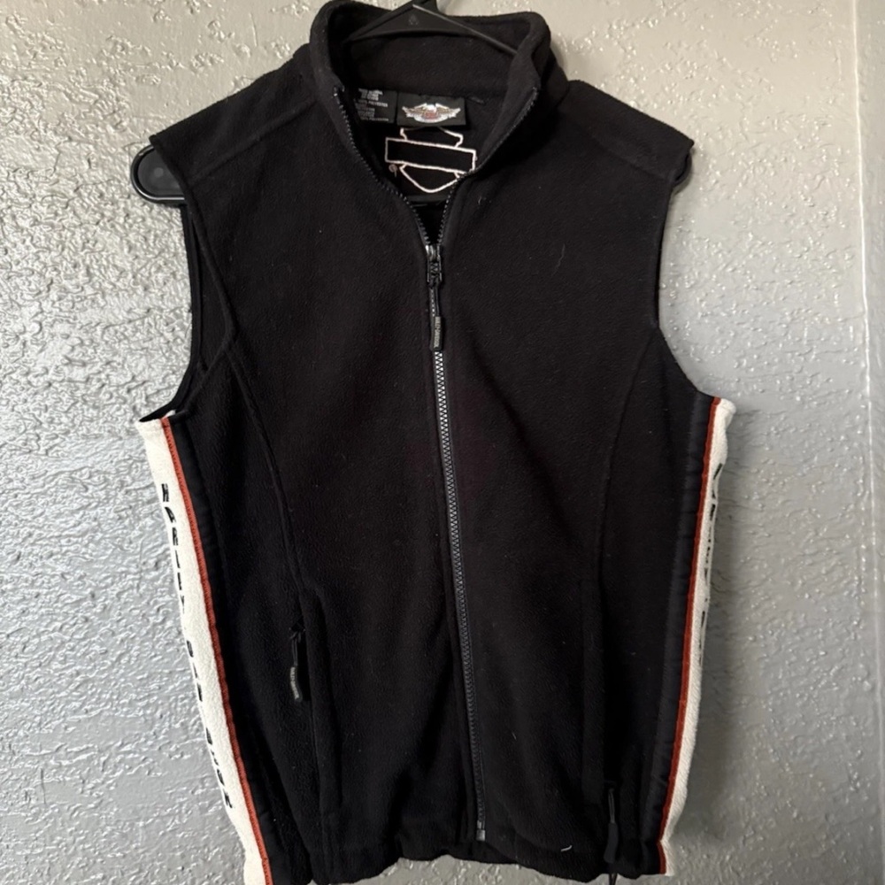 Harley Davidson fleece vest